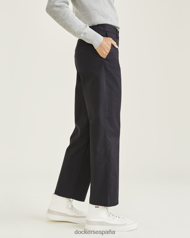 chinos de fin de semana, corte recto mujer Dockers hermoso negro ropa 8F04061116