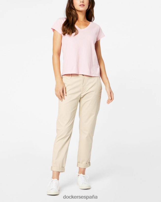 chinos de fin de semana, corte slim mujer Dockers Sáhara caqui ropa 8F04061188