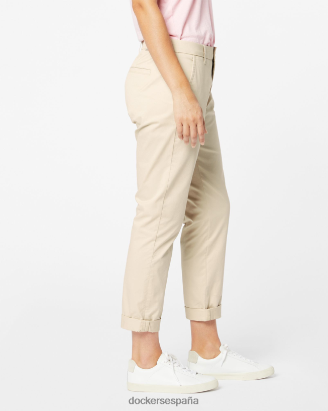 chinos de fin de semana, corte slim mujer Dockers Sáhara caqui ropa 8F04061188