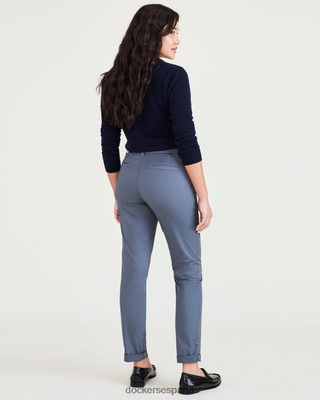 chinos de fin de semana, corte slim mujer Dockers fusión azul - azul ropa 8F04061308