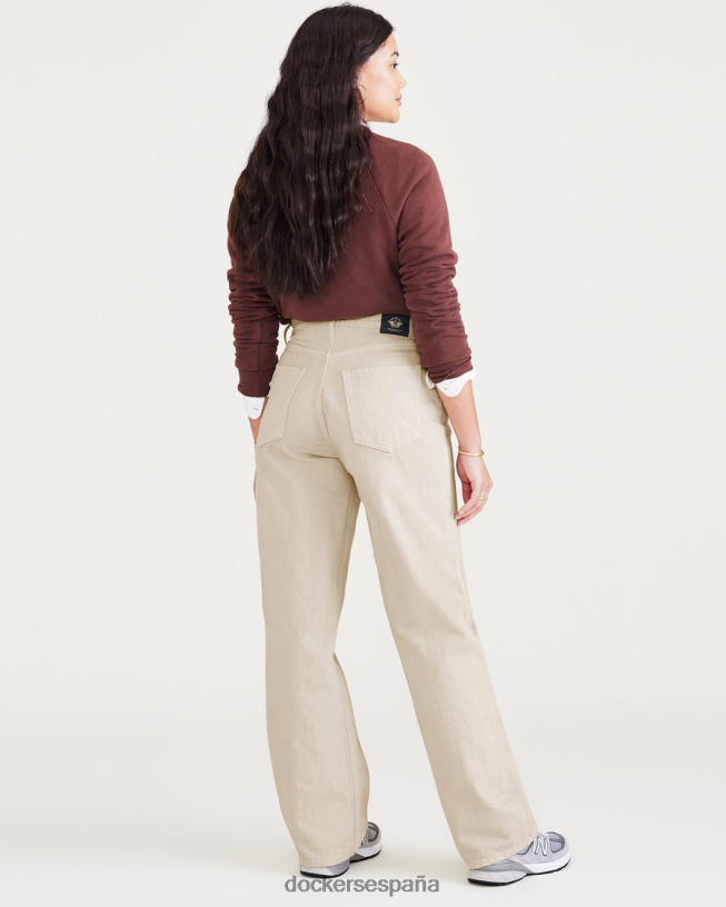 jeans de talle medio, ajuste relajado mujer Dockers broncearse ropa 8F04061296