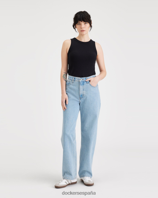 jeans de talle medio, ajuste relajado mujer Dockers monte - bronceado ropa 8F04061198