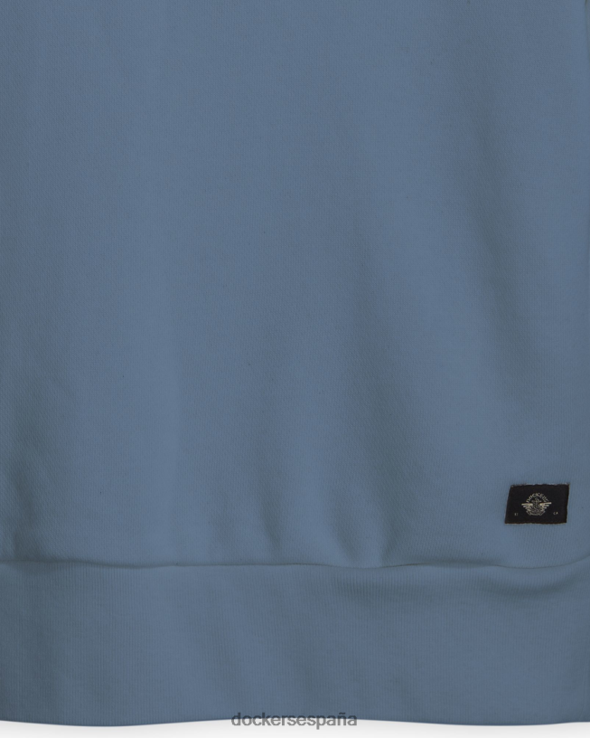 sudadera con capucha popover, ajuste relajado mujer Dockers fusión azul - azul ropa 8F04061244