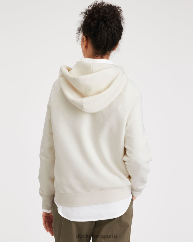 sudadera con capucha y corte estándar mujer Dockers garceta - blanca ropa 8F04061122