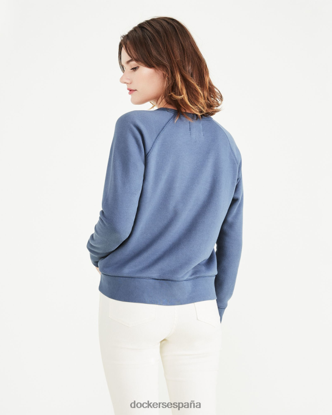 sudadera con icono, ajuste clásico mujer Dockers índigo vintage - azul ropa 8F04061260