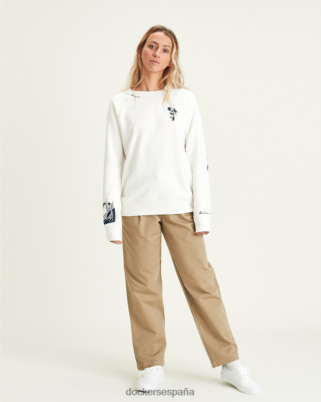 sudadera maud le car icon mujer Dockers greige sin teñir - gris ropa 8F04061196