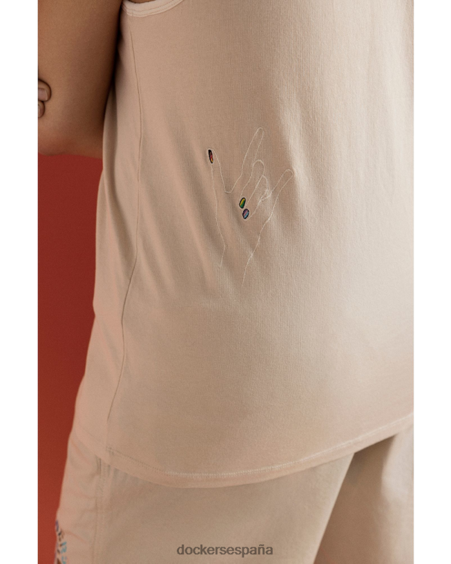 tanque de orgullo mujer Dockers caqui ropa 8F0406428