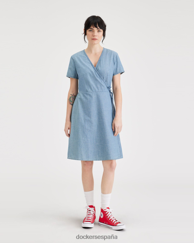 Vestido ajustado mujer Dockers amapola - azul ropa 8F04061151