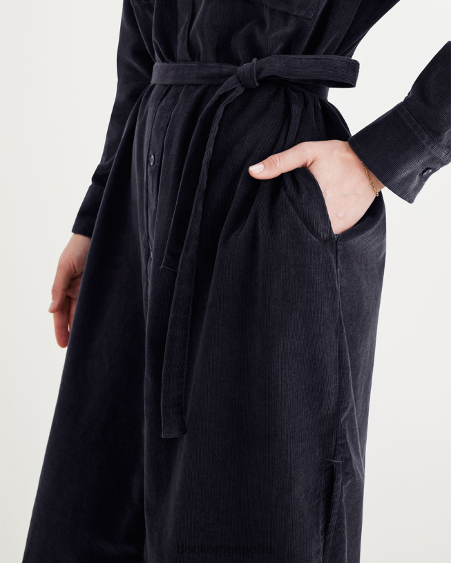 vestido midi, ajuste relajado mujer Dockers blazer azul marino - azul ropa 8F04061104