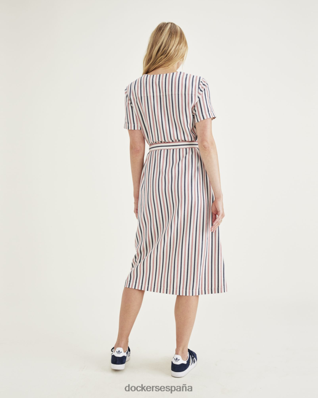 vestido midi mujer Dockers bomba de cereza - rojo ropa 8F04061268
