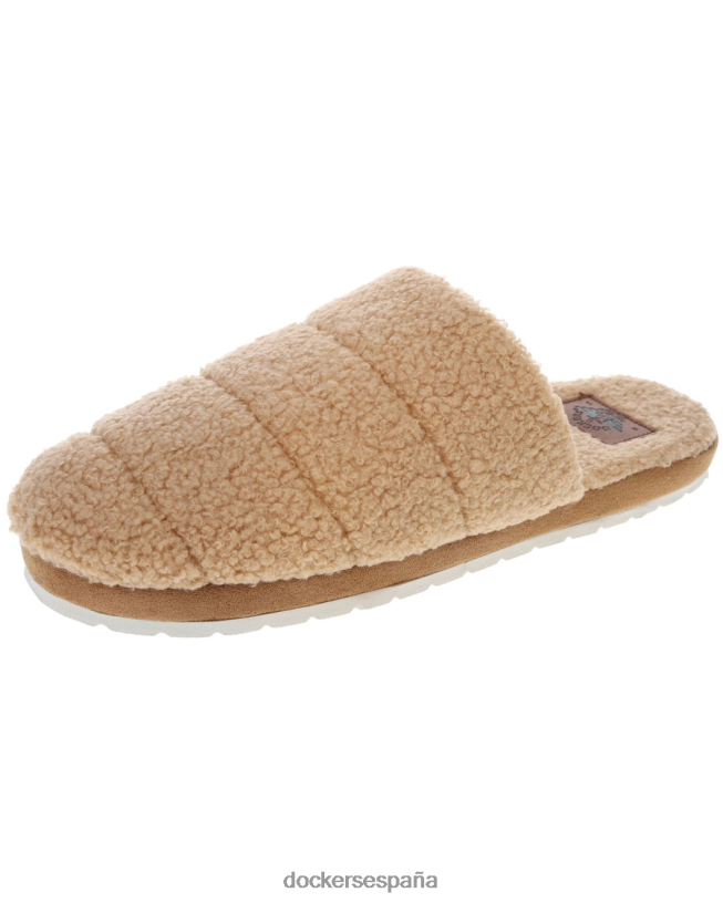 Slip-on acolchado con micro-sherpa mujer Dockers visón marrón zapatos 8F04061206