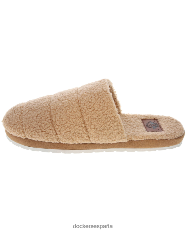 Slip-on acolchado con micro-sherpa mujer Dockers visón marrón zapatos 8F04061206