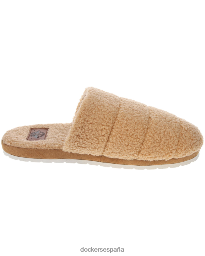 Slip-on acolchado con micro-sherpa mujer Dockers visón marrón zapatos 8F04061206