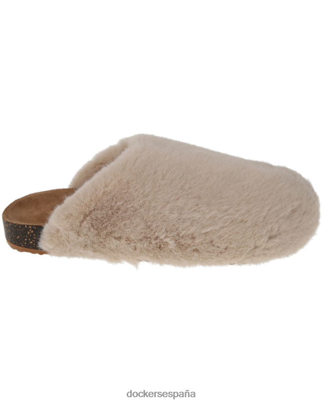 Zueco sin cordones de piel sintética de lujo mujer Dockers broncearse zapatos 8F04061209